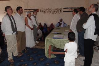 Un concejal de Valdemoro se ha casado en el Sahara para reinvidicar la causa saharaui.