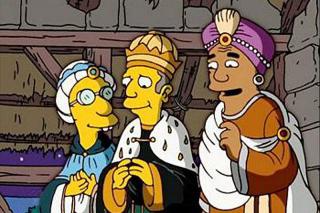 Hasta Los Simpsons se han sumado a la tradicin de Reyes.