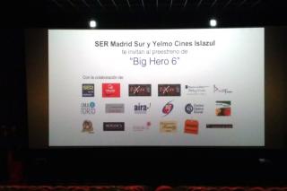 Ms de 250 personas acuden al pre-estreno de SER Madrid Sur y Yelmo Cines de la pelcula de las Navidades: Big Hero 6