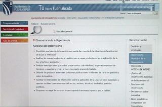 El PP de Fuenlabrada acusa al PSOE de la ciudad de utilizar la web municipal de forma partidista.