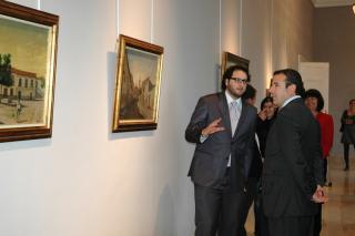 El Ministerio de Asuntos Exteriores de Hungra solicita prorrogar la exposicin de un pintor de Valdemoro.