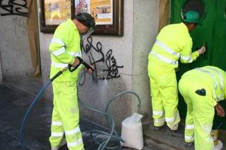 Getafe se gasta 600.000 euros en limpiar pintadas de fachadas en los dos ltimos aos