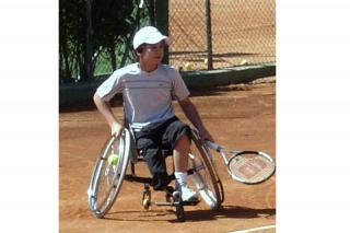 Getafe pone en marcha una escuela de tenis en silla de ruedas (foto FMDDF).