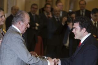 El alcalde de Legans recibe de manos de SM el rey Don Juan Carlos I el Premio Nacional del Deporte 2010