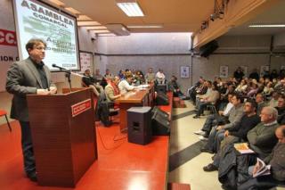 Lpez (CCOO)  lanza en Getafe un llamamiento a la Comunidad para que no deje abandonados a sus ayuntamientos 