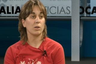 La fuenlabrea Natalia Flores seis veces campeona de Espaa con la seleccin de Madrid de ftbol sala.