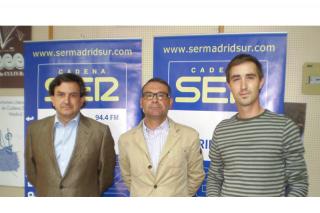 Los candidatos de PP, PSOE e IU en Parla han debatido en Cadena SER Madrid Sur.