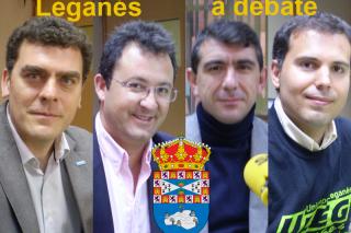 Los candidatos a la alcalda de Legans (PSOE, PP, IU y ULEG) debaten en Hoy por Hoy.