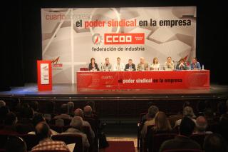 CCOO celebra en Getafe el IV congreso de la Federacin Minerometalrgica de Madrid.