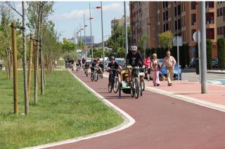 Parla fomentar el uso de la bicicleta con aparcamientos en varios puntos de la ciudad.
