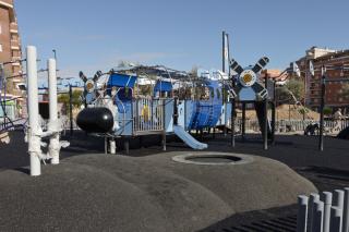 El barrio de El Bercial de Getafe contar con el primer parque infantil temtico de Europa que incluye un avin a escala.