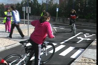 El Parque Municipal de Educacin Vial de Fuenlabrada comienza su actividad con escolares.