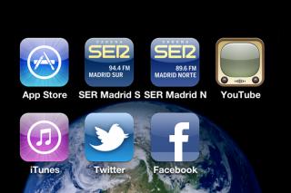 Ahora la radio se pulsa, se toca, se deslizaSER Madrid Norte y SER Madrid Sur en los dispositivos mviles de Apple