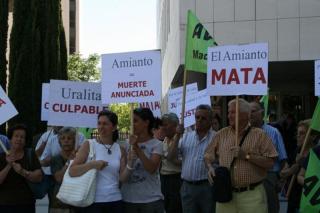 Trabajadores afectados por el amianto de Getafe irn a juicio este lunes contra la empresa Uralita.
