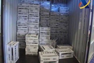 Halladas en Grin 450.000 cajetillas de tabaco destinadas al contrabando.