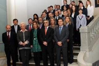 Getafe ha sido designada como subsede olmpica de remo y piragismo para la candidatura de Madrid 2020. Foto: Miembros del equipo de la candidatura Madrid 2020