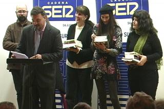 SER Madrid Sur entrega los premios de su VII Certamen Literario. 