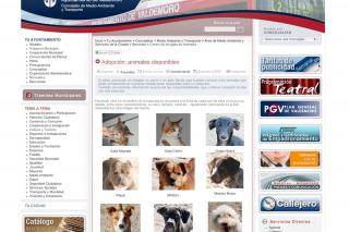 Valdemoro promueve la adopcin de mascotas a travs de Internet.