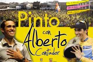 Ciclistas, futbolistas e instituciones municipales de Pinto dan su apoyo incondicional a Alberto Contador.