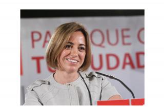 Carme Chacón recibe el II Premio a la Igualdad de los socialistas de Pinto.