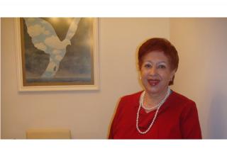 Amelia del Castillo, fundadora del Atltico Pinto y primera presidenta de la historia del ftbol espaol.