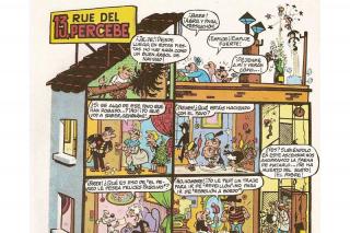 Los comics de 13 Rue del Percebe narraban la vida en una vivienda.