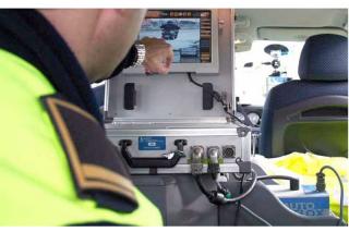 La Polica local de Valdemoro controla la velocidad de los vehculos con un radar mvil hasta el 26 de abril.