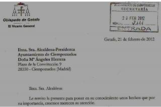 El Obispado de Getafe pide al Ayuntamiento de Ciempozuelos que aclare si est construyendo en terreno de la Dicesis. 