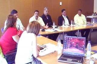 Alcaldes de Nicaragua visitan Fuenlabrada para conocer sus proyectos medioambientales.
