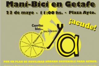 Ecologistas y ciclistas se manifestarn maana en bicicleta para reclamar ms carriles bici en Getafe.