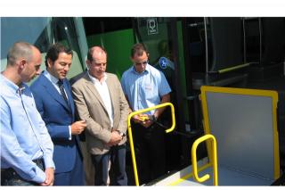 La Comunidad de Madrid presenta en Torrejn de la Calzada ocho nuevos autobuses interurbanos de la zona sur.