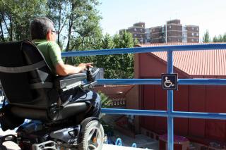 El anfiteatro Egleo de Legans estrena espacios para sillas de ruedas en su grada