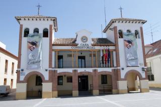 El Ayuntamiento de Pinto y el centro comercial Plaza boli instalan pantallas gigantes para apoyar a Contador.