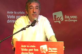 IU critica en Fuenlabrada al PSOE por abandonar sus polticas sociales en Europa.