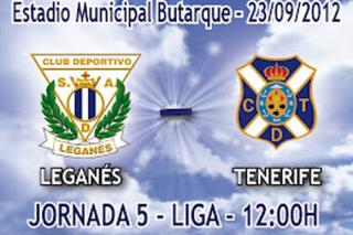 El CD Legans recibe este domingo en casa al lder, el CD Tenerife.