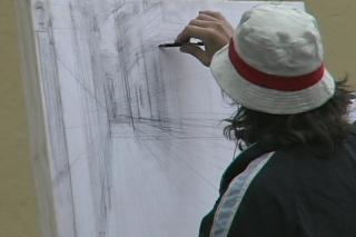 Artistas a pie de calle dibujarn Fuenlabrada en el XV Concurso de Pintura Rpida.