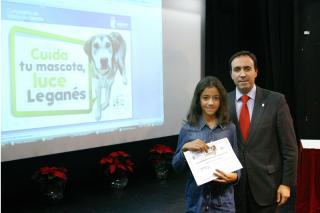Legans entrega los premios del concurso de cmic sobre el cuidado de las mascotas.