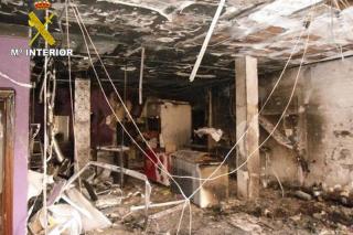 La Guardia Civil detiene a los presuntos autores del incendio de su propia tienda en Ciempozuelos.