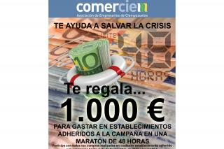 Los comerciantes de Ciempozuelos regalan mil euros para sortear la crisis.