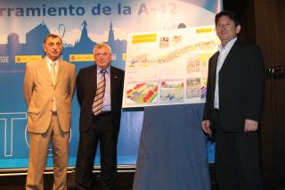 Fomento y Ayuntamiento de Getafe presentan el proyecto de construccin de las plataformas reservadas y soterramiento de la A-42