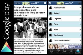 SER Madrid Sur 94.4 FM lanza su aplicación para los dispositivos móviles Android. 