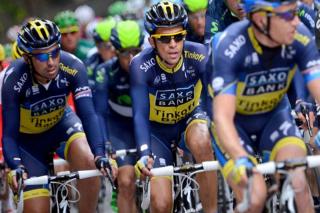 El parleo Jess Hernndez escoltar a Alberto Contador en el Tour de Francia.