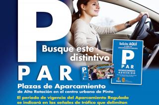 Durante julio el 10% de los aparcamientos del centro de Pinto estarn reservados para ir de compras.