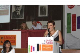 Eva Lpez afronta su nueva etapa al frente de UGT Madrid Sur con ilusin para trabajar por el empleo.