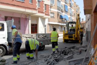 Cuatro cntricas calles de Valdemoro, en obras para ampliar las aceras