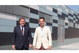 Soler inaugura los nuevos vestuarios del campo de ftbol de El Bercial.