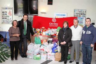 Ayuntamiento de Legans y Caritas recogen 2.500 kilos de alimentos en iniciativas solidarias.
