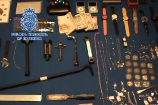 La Polica Nacional de Fuenlabrada colabora en la desarticulacin de una red de asalto a viviendas.