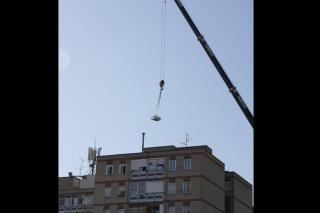 Retirada una antena de telefona mvil en Getafe por incumplir la nueva ordenanza municipal de Medio Ambiente