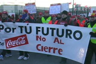 Fuenlabrada se manifestar en apoyo a los trabajadores de la fbrica de Coca Cola de la ciudad.